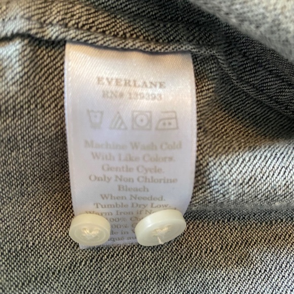 Everlane Charcoal Button-Down Shirt - Picture 7 of 7